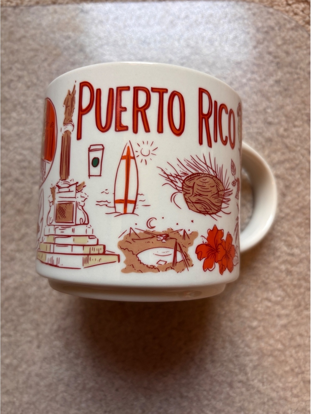 2023 Puerto Rico been there series Starbucks 14 ounce coffee mug red white